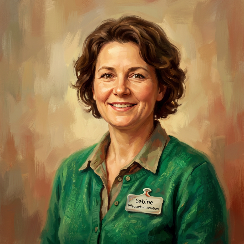 Stilisiertes Portrait von Sabine Hoffmann